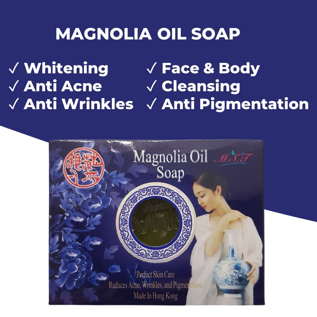 MST Magnolia Oil Soap Acne Soap Whitening Soap Face Soap Wrinkle Soap