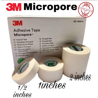 3M Micropore Surgical Tape 1/2, 1 and 2inches (per piece) #9