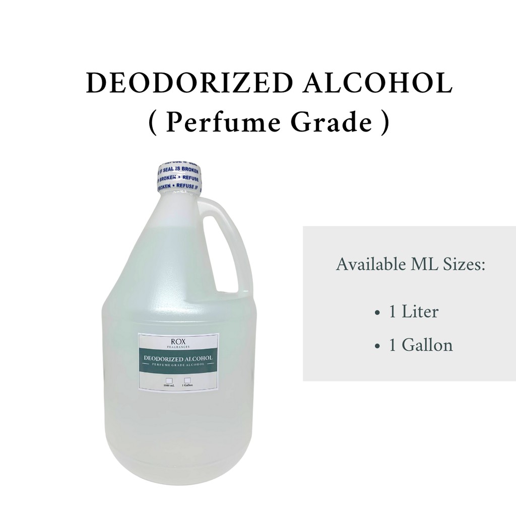 Perfume Grade Alcohol (Deodorized Alcohol) Shopee Philippines