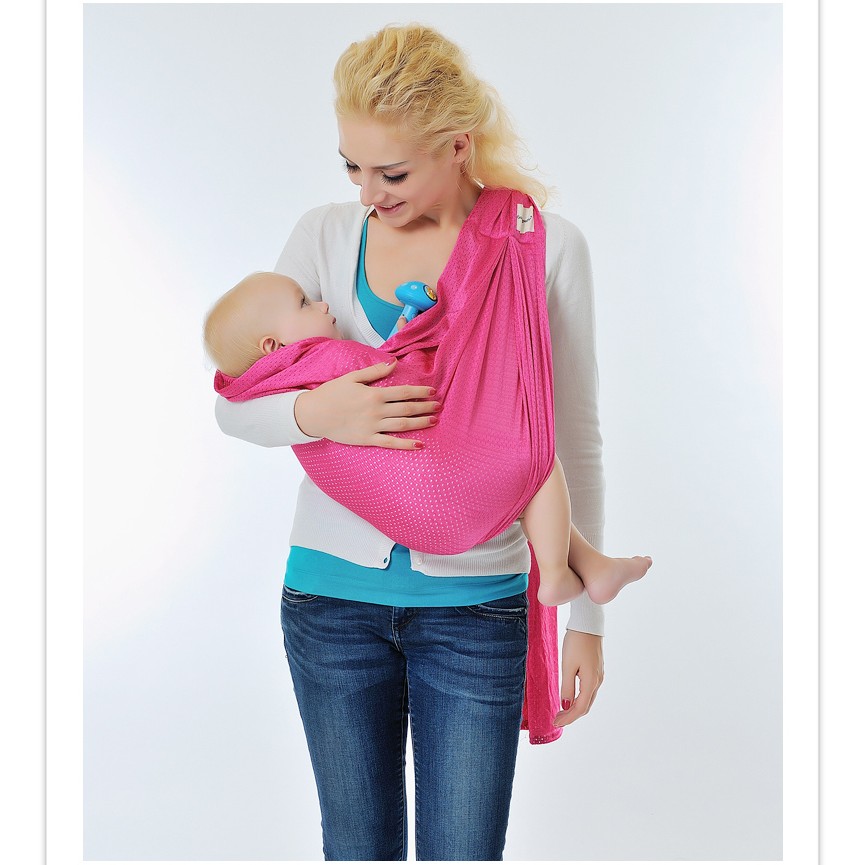 Breathable Baby Ring Sling Baby Carrier Breastfeed Cover Shopee