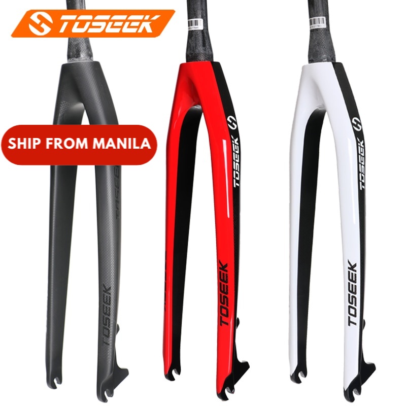 TOSEEK Carbon Fiber Rigid Fork Tapered Mountain Bicycle 26er 27.5er