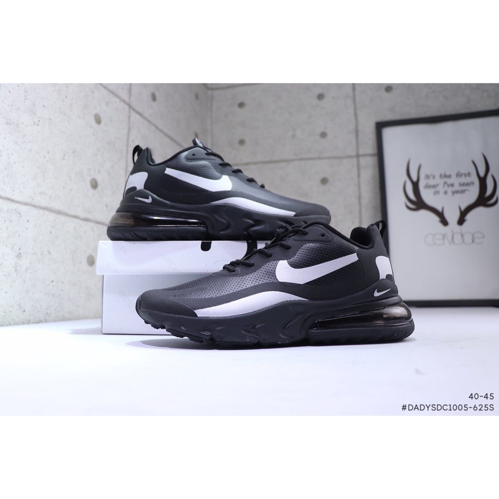 nike 270 black leather