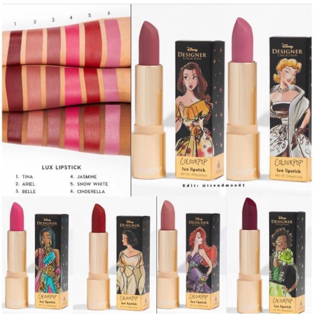 disney princess lipstick colourpop