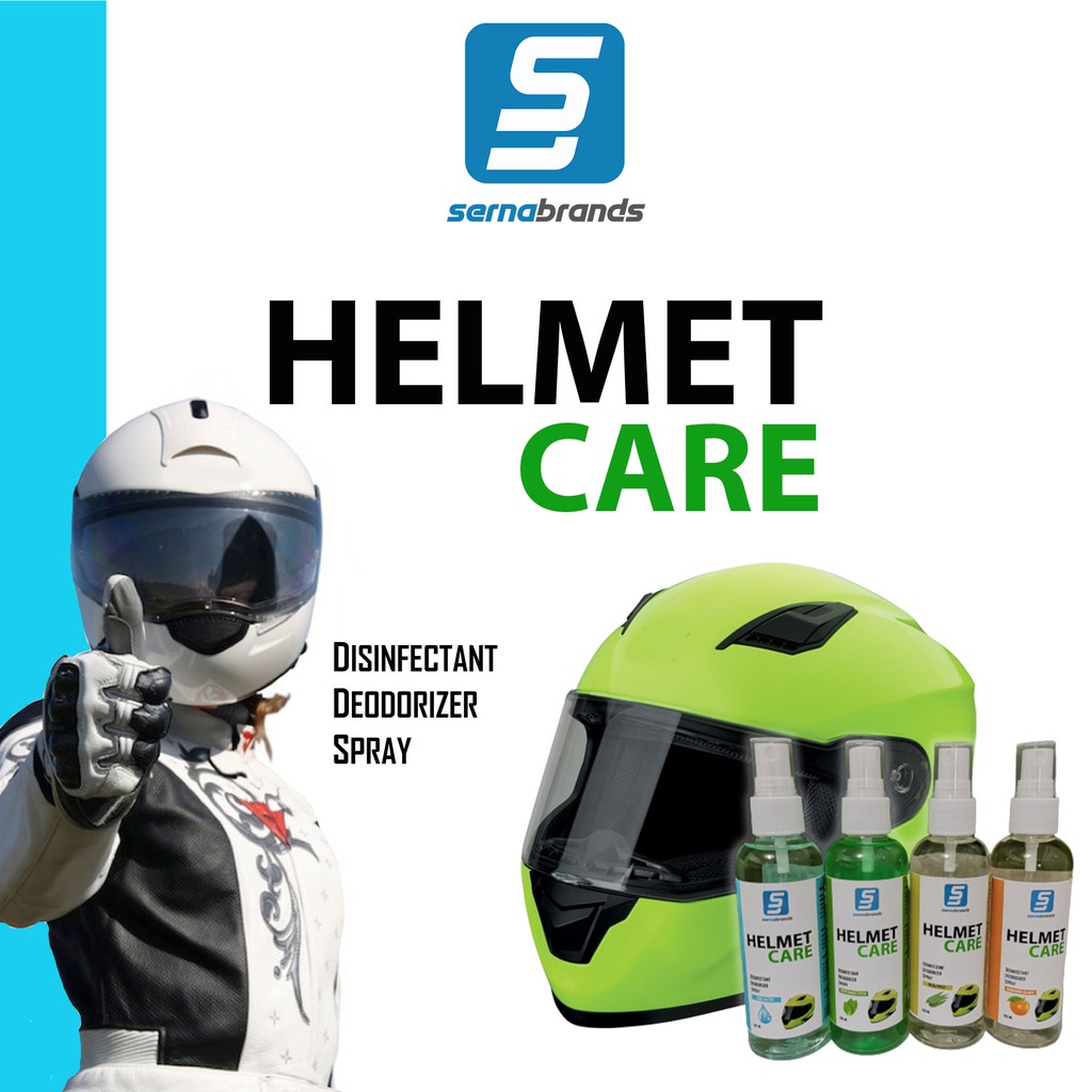 Helmet Care 100ml/250ml Disinfectant and Deodorizer Spray | Shopee