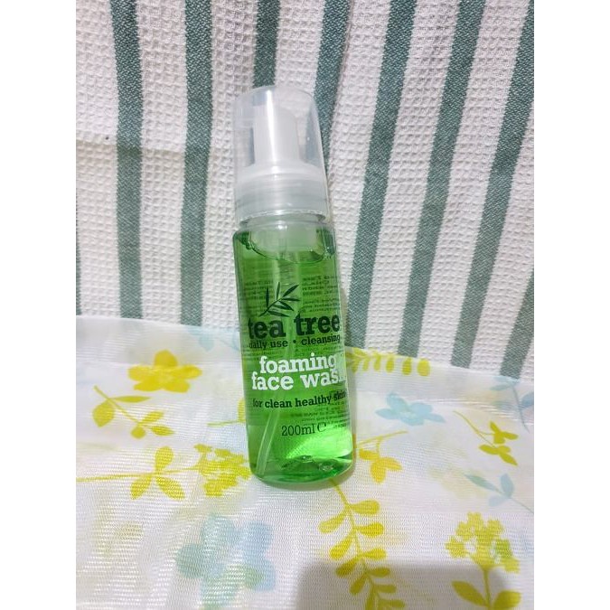 tea tree facial foam