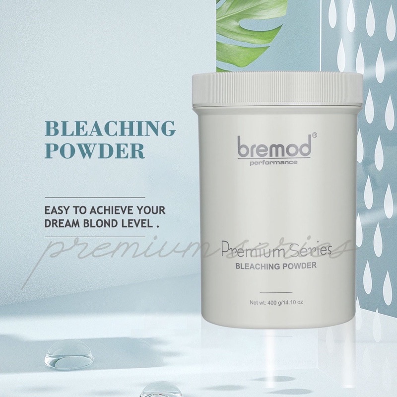 Bremod Premium Series Bleaching Powder 400grams (Low Damage Hair Dye