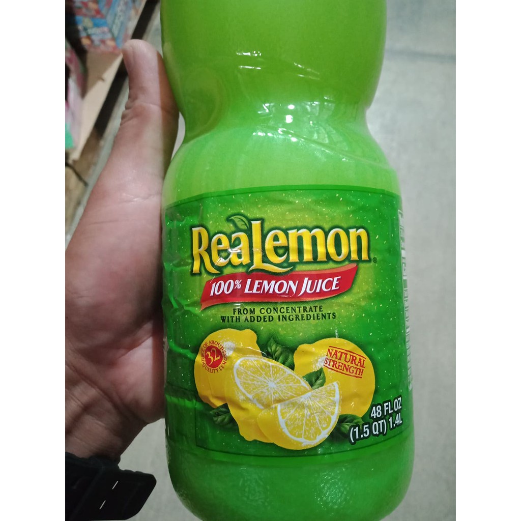 Real Lemon 100 Real Lemon Juice 48OZ/1.5L Shopee Philippines
