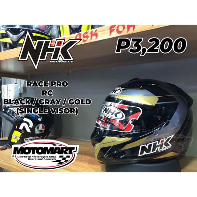 Nhk Race Pro Rc Helmets Shopee Philippines