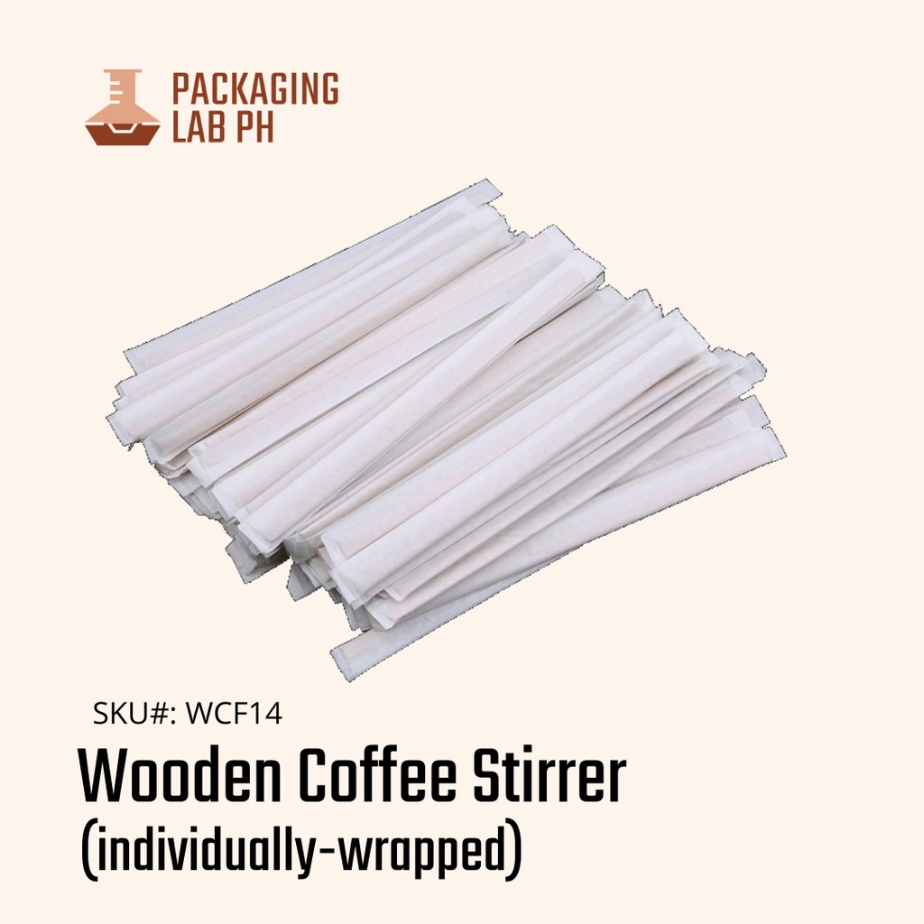 Disposable Drink Wooden Stirrers 500 Pcs Wooden Coffee Stir Sticks