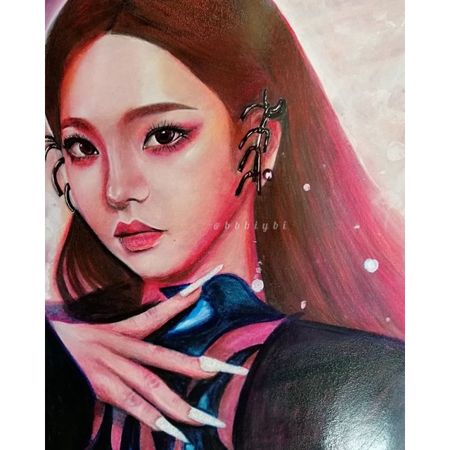 Realistic Portrait | Aespa Karina | Drawing | KPOP | Shopee Philippines