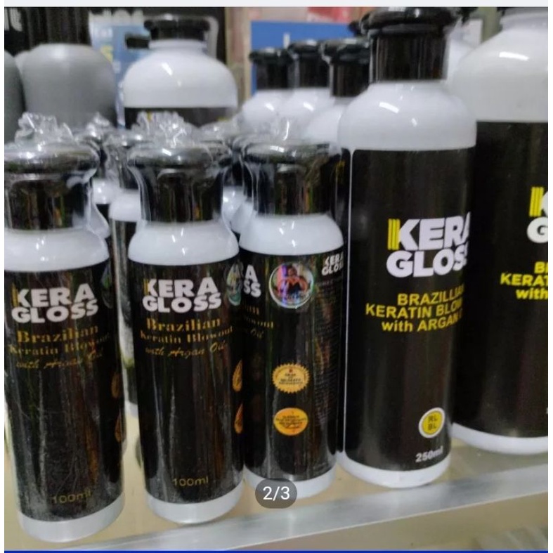 Kera Gloss Brazilian keratin blow-out w/argan oil-100ml(Original ...