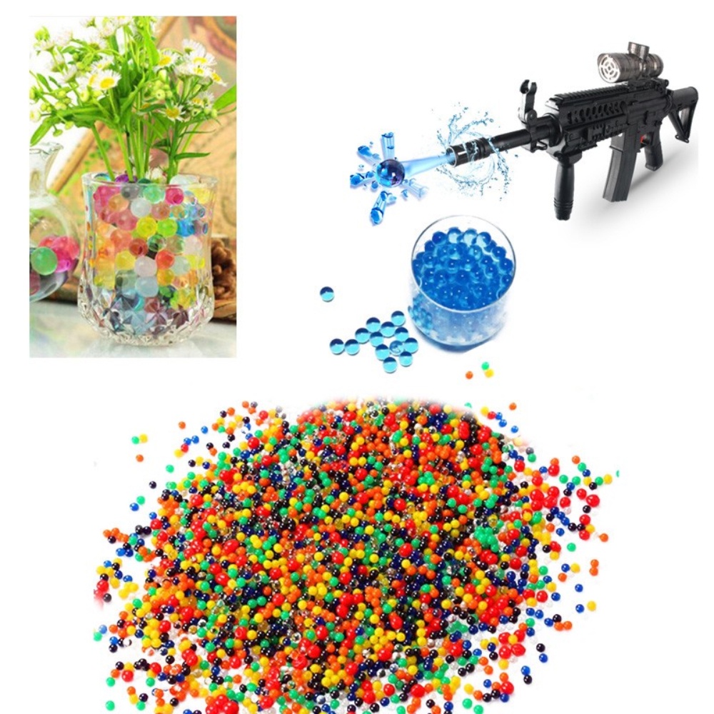 78mm Ocean Water Gel Bullets Ball Kids Toys Weapons Paintball Beans