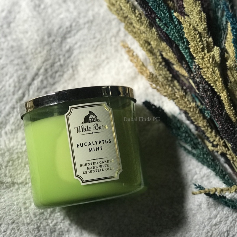 White Barn Eucalyptus Mint 3-Wick Candle | Shopee Philippines