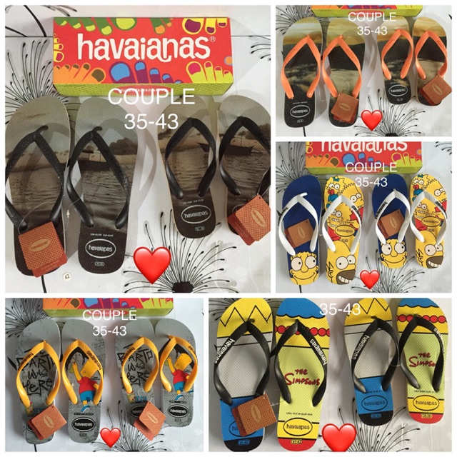 havaianas couple slippers price