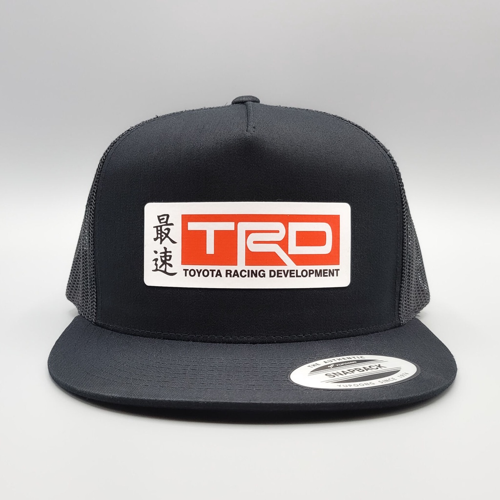 Toyota Hat Japanese Trucker Hat TRD Toyota Racing Development Flat Bill ...