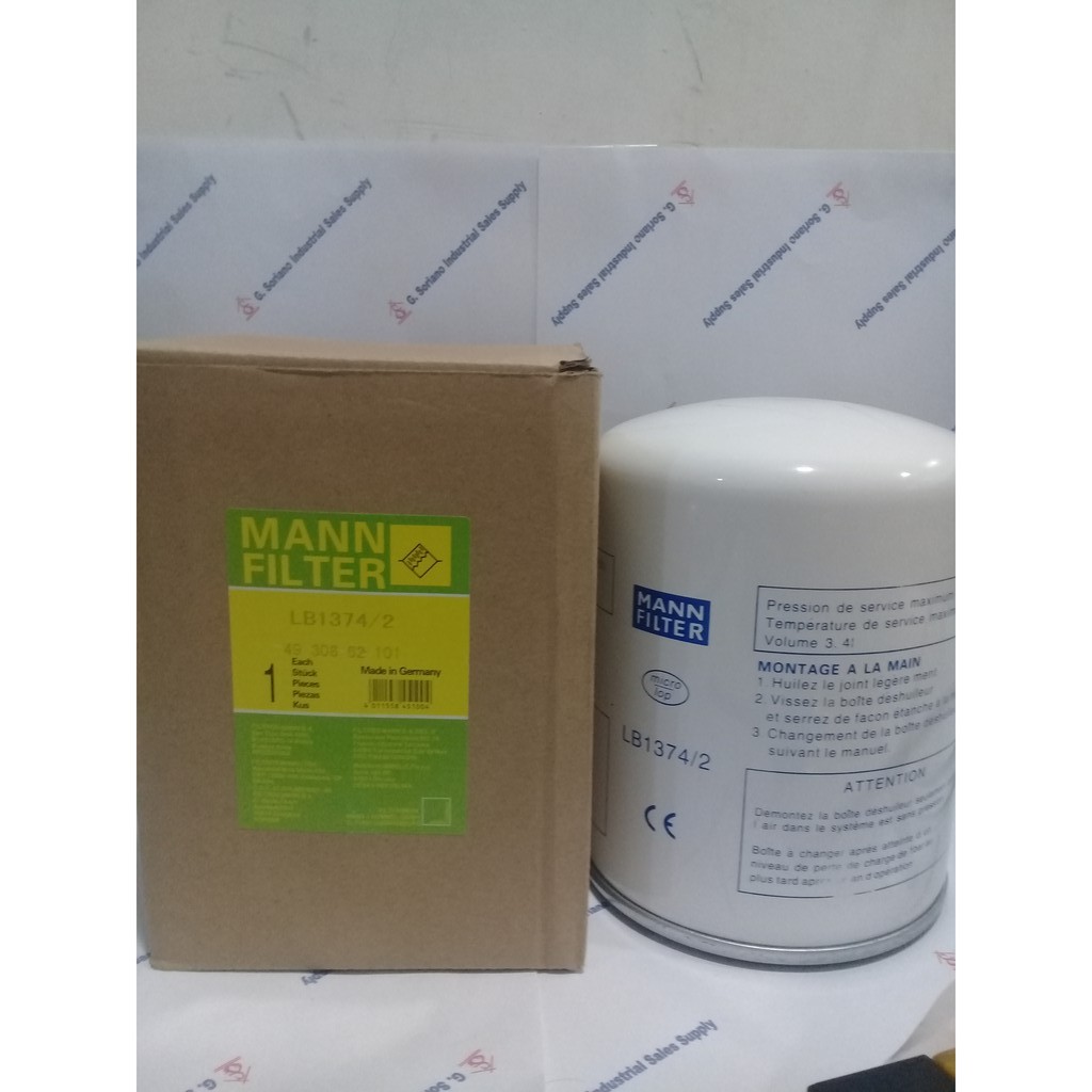 MANN LB 1374/2 (LB1374/2) AIR/OIL SEPARATOR FILTER REPLACEMENT | Shopee  Philippines