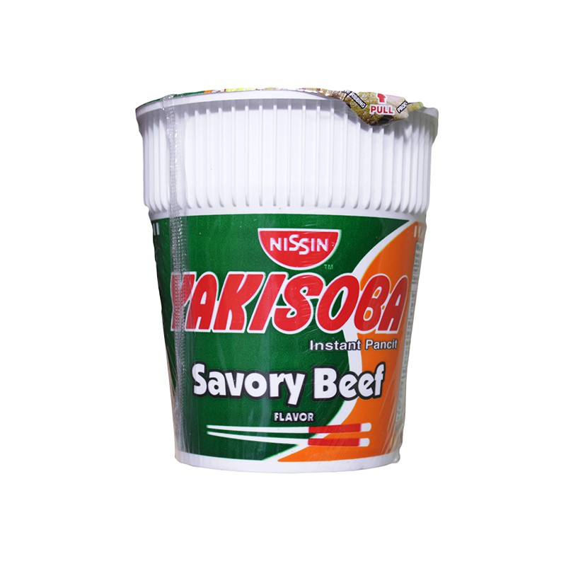 NISSIN YAKISOBA CUP NOODLES BEEF 77g Shopee Philippines