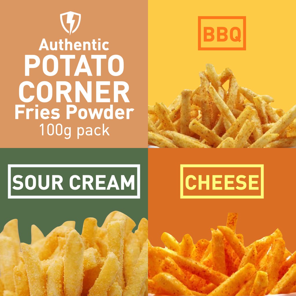 Fries Flavorings Sour cream, cheese, Bbq // 3 classic Flavors 100 grams