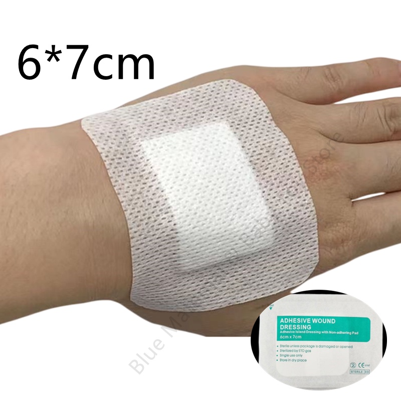 50pcs Large Breathable Selfadhesive Nonwoven Fabrics First Aid