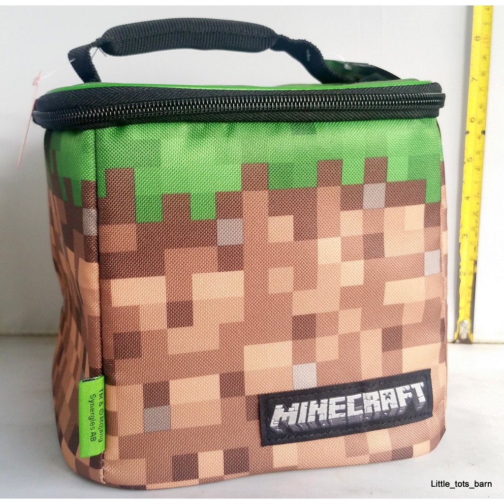 Ltb Thermos Minecraft Kids Insulated Cube Lunch Bag Shopee Philippines