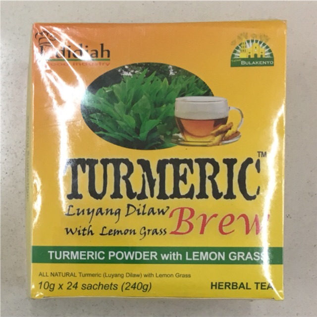 Jedidiah Turmeric Luyang Dilaw with Lemongrass Brew 240g Shopee