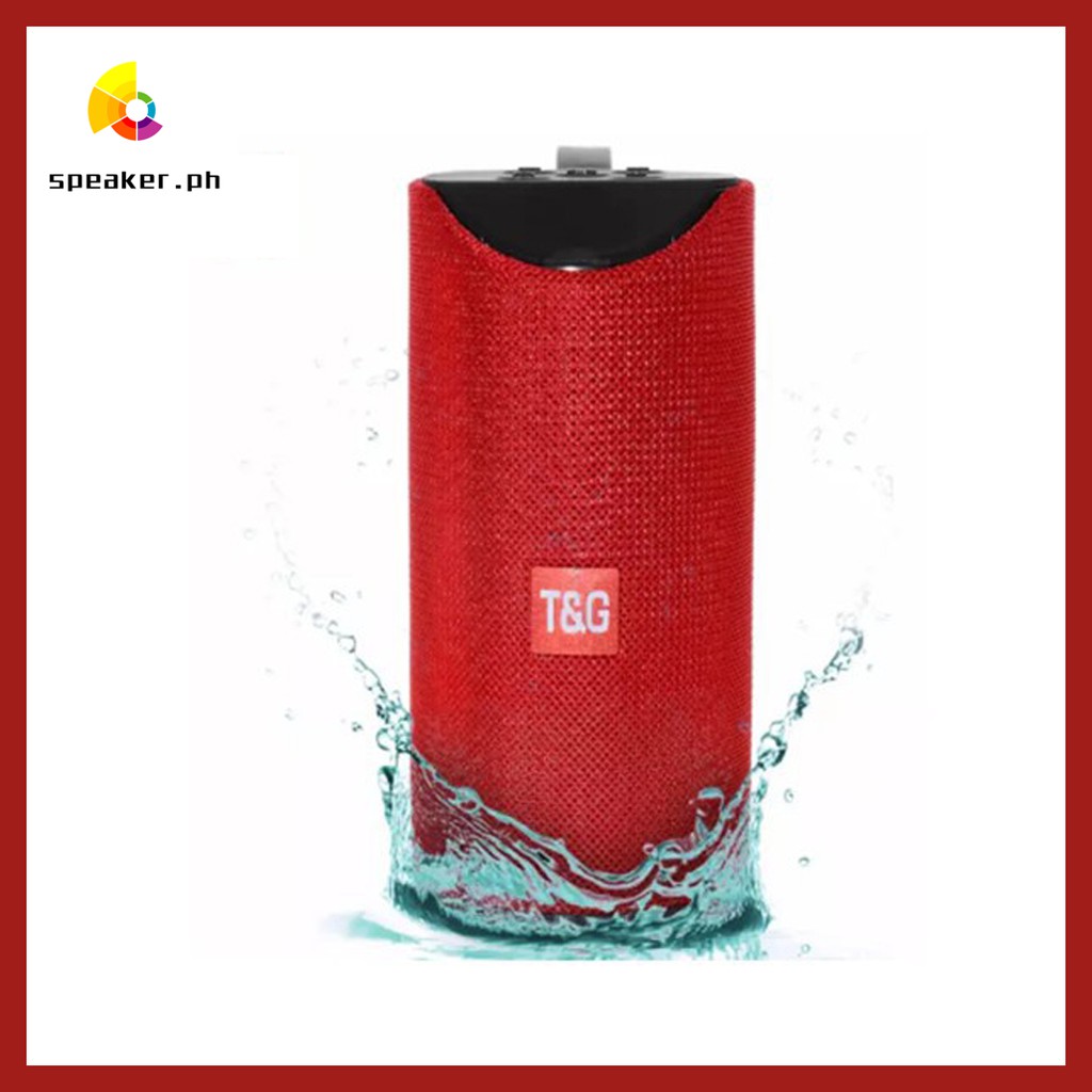 100 Original TG113 Bluetooth Speaker Splashproof Portable Rechargeable