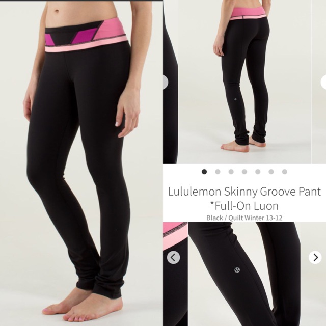 lululemon skinny groove pant