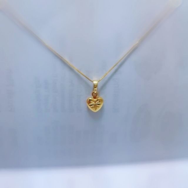 YLfashion jewelry 24k gold plated xuping Bangkok gold heart style