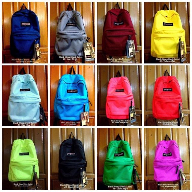 COD PLAIN JANSPORT BAGS Shopee Philippines