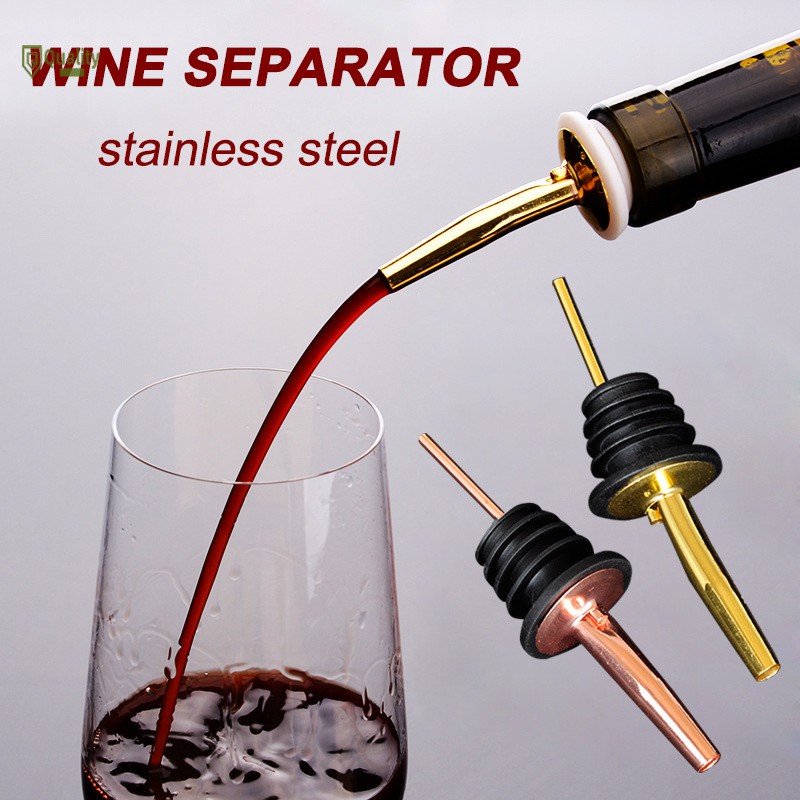 1PC Stainless Steel Pourer Oil Cork Bartender Mouth Wine Whisky Bar Party Acces 