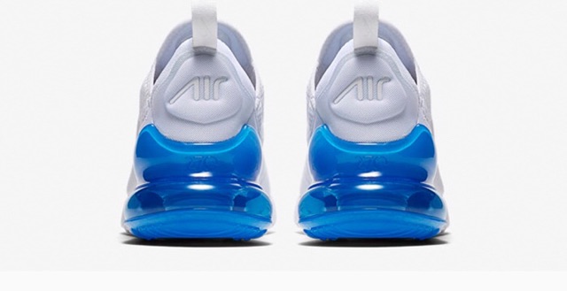 white 270s with blue bubble