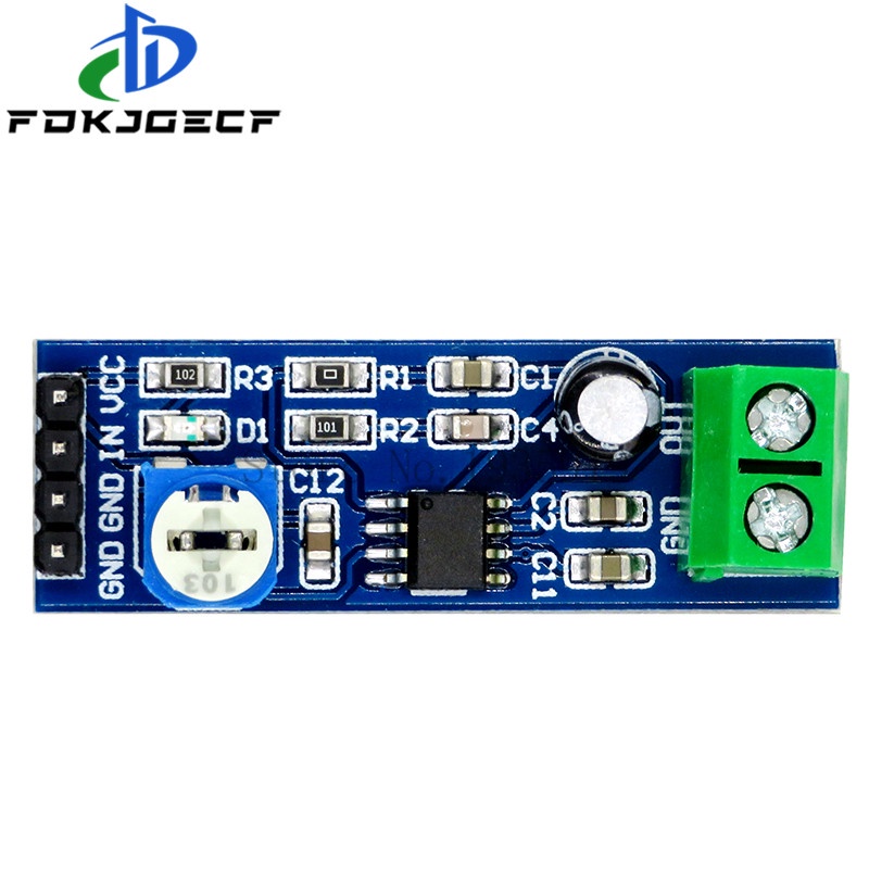 LM386 audio power amplifier module 200 times gain amplifier board mono