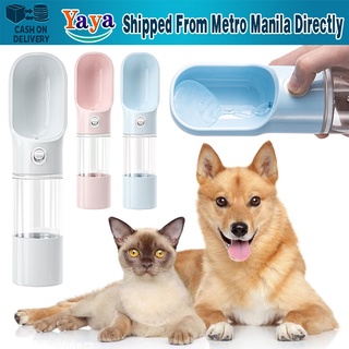 【Fast Dlivery】Portable Pet Dog Water Bottle For Dogs Travel Drinking Bowl Outdoor  Dispenser Feeder