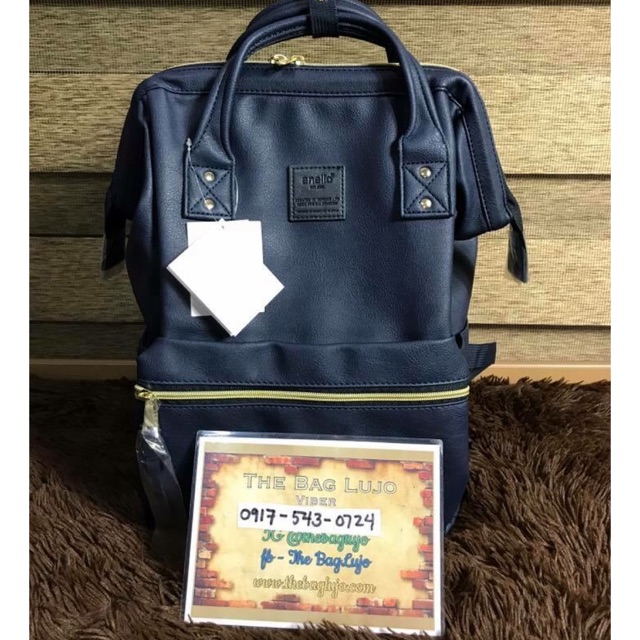 anello backpack navy blue