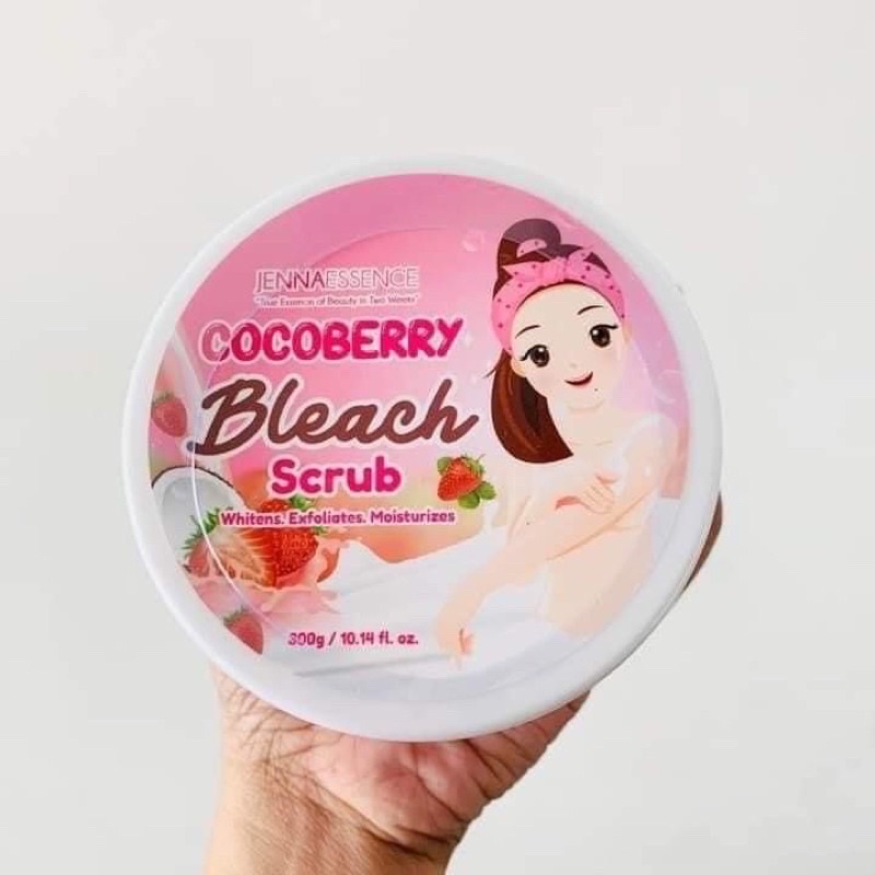 LEGIT COCOBERRY BLEACH SCRUB by Jenna Essence 300g Shopee Philippines