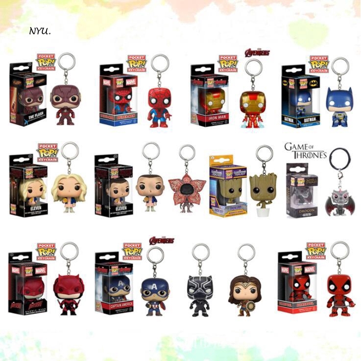 Funko Pop Gantungan Kunci Desain Captain America Iron Funko Pop Gantungan Kunci Desain Captain America Iron