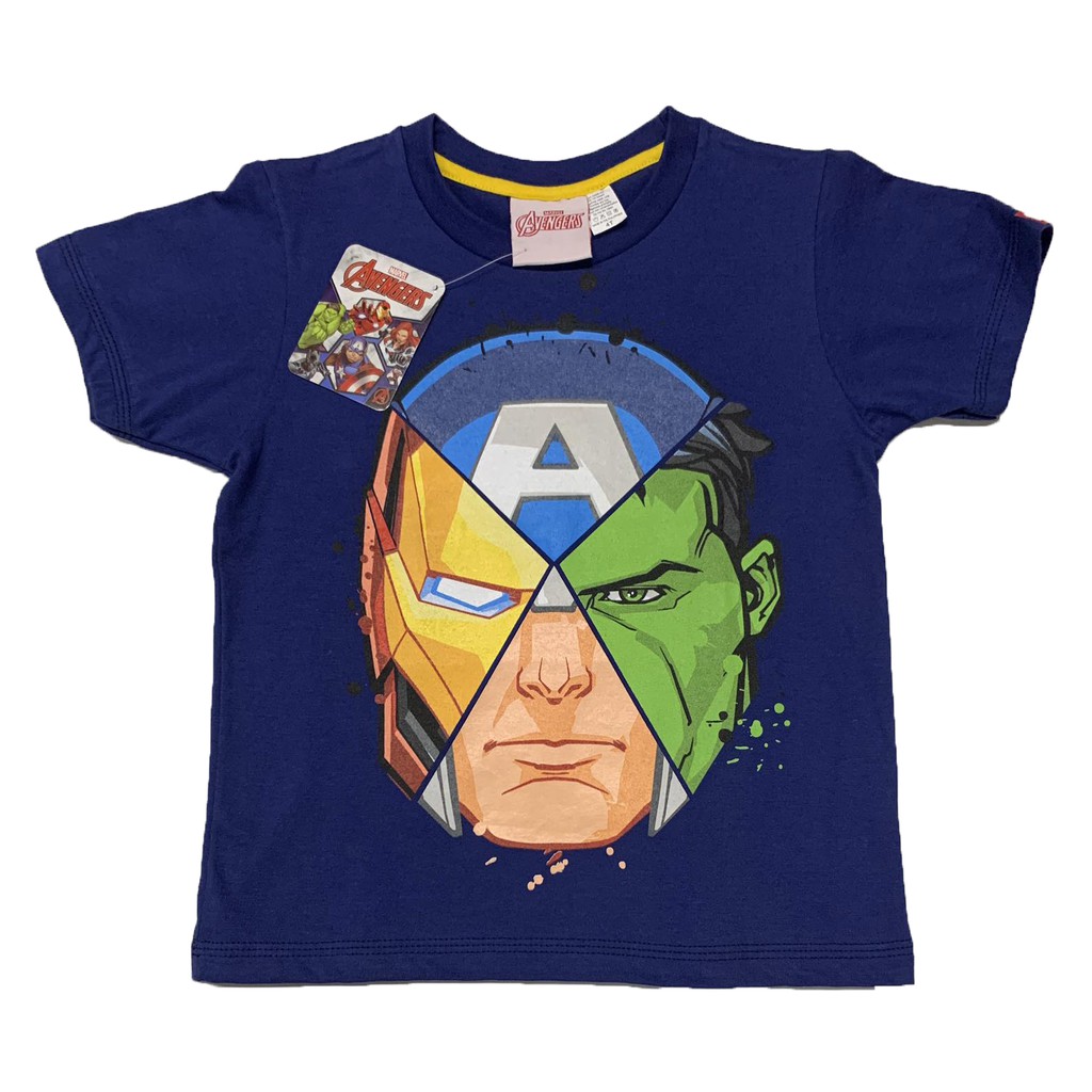 Disney Marvel Avengers Heroes Face Diverge Boys Kids And Toddlers T 