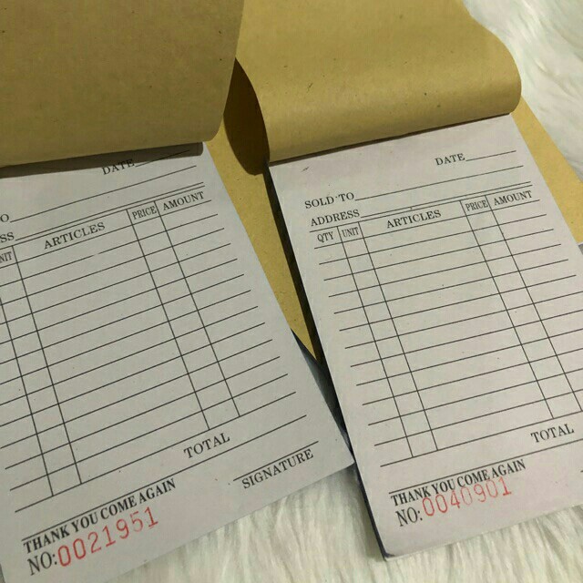 Carbonless Receipt Resibo With Carbon/Receipt paper | Shopee Philippines