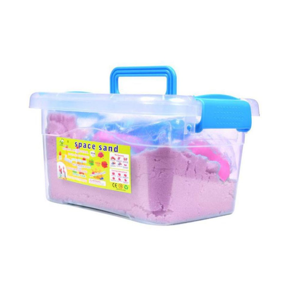 kinetic sand box with lid