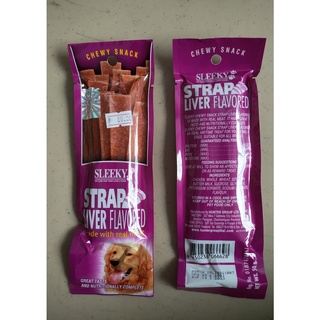 COD♧┇❀Sleeky Chewy Snack Strap Liver Flavored  50g