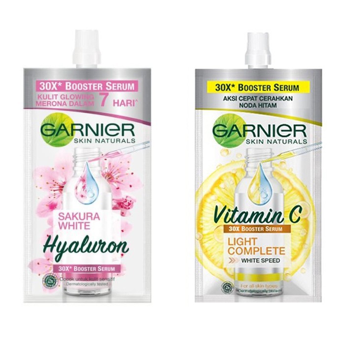 Garnier Light Complete White Speed Vitamin C Sakura White Hyaluron 30x Booster Serum 7 5ml Sachets Shopee Philippines