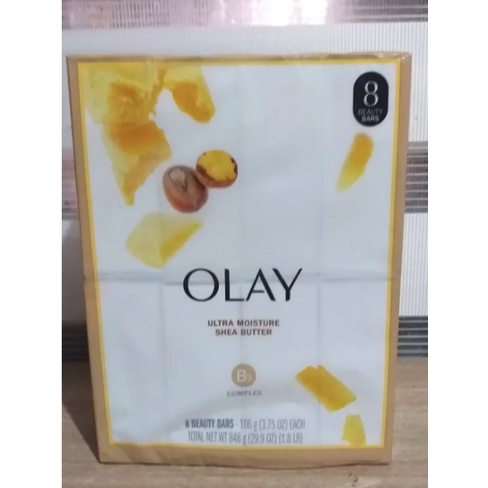 Olay Ultra Moisture Shea Butter Beauty Bar with Vitamin B3 Complex ...