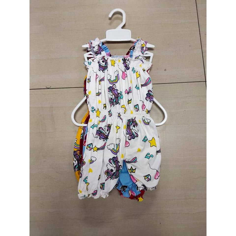 3pcs jumpsuit Unicorn for baby girl 0