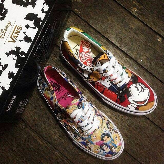 disney x vans authentic princesses skate shoe