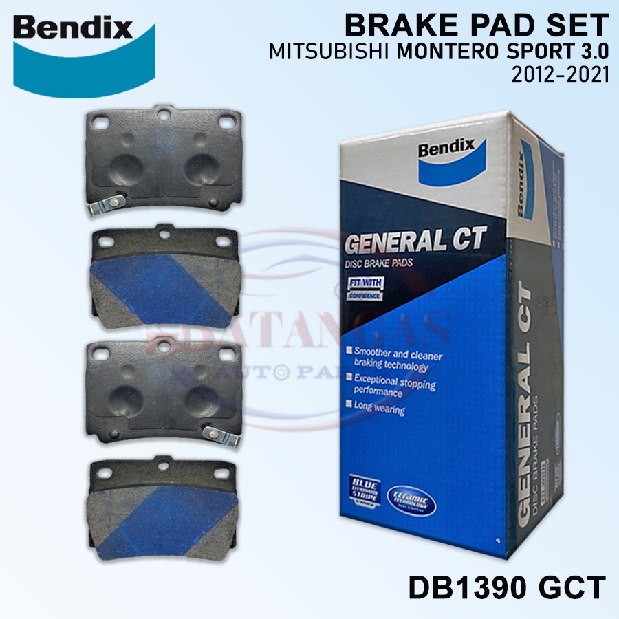 BENDIX REAR BRAKE PAD SET Mitsubishi Montero USA Model 20052007 and