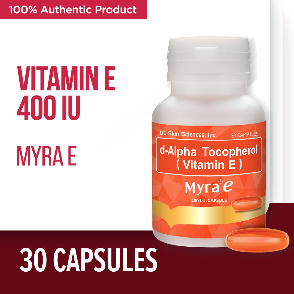 Myra Vitamin E 400IU 30's SHOPIZEN Shopee Philippines