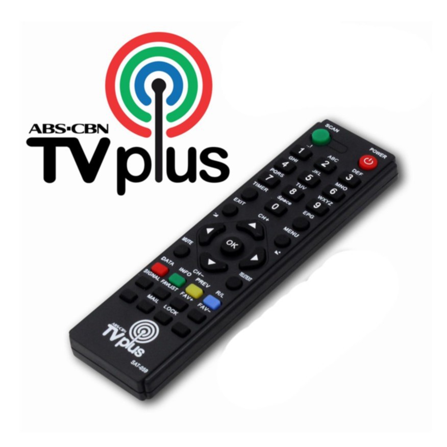 ABS-CBN SAT-059 TV Plus Remote Control #1