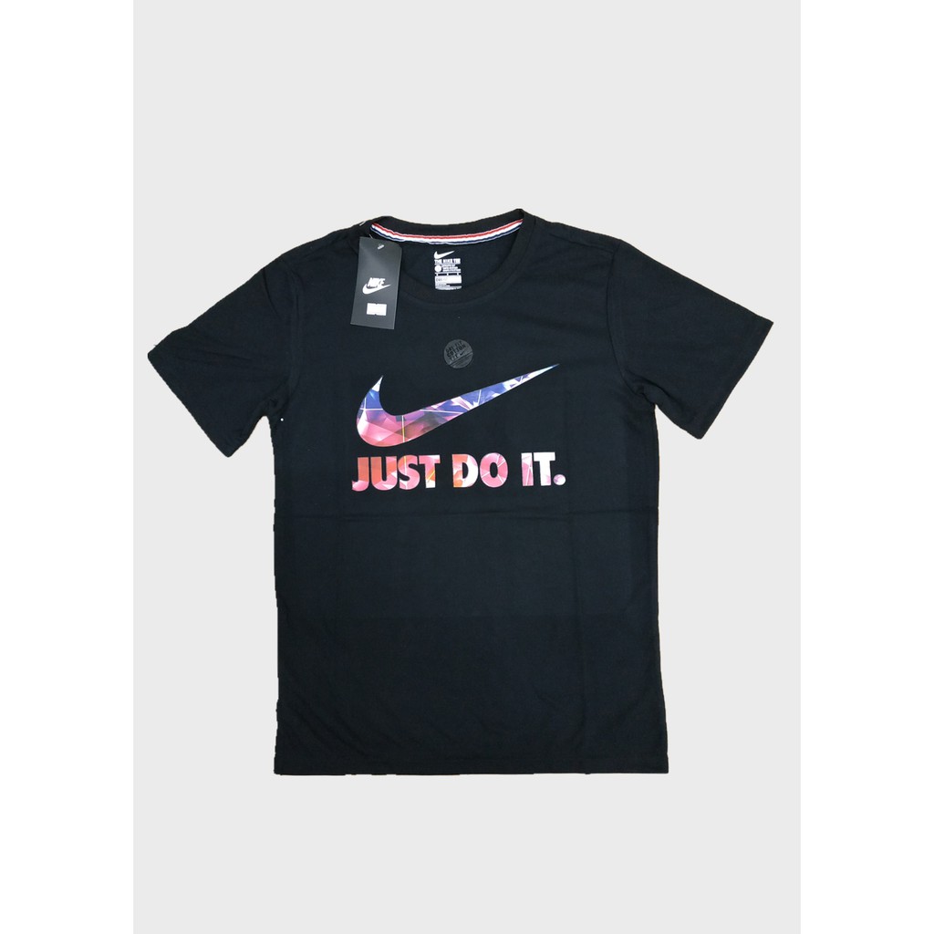 white nike shirt with red check