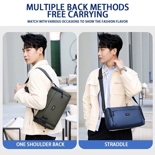 Men's Outdoor Leisure Simple Fashion Single Shoulder Satchel Large Capacity Crossbody Bag #1