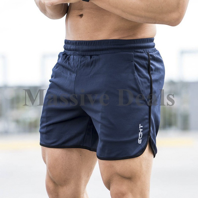 mens slim workout shorts